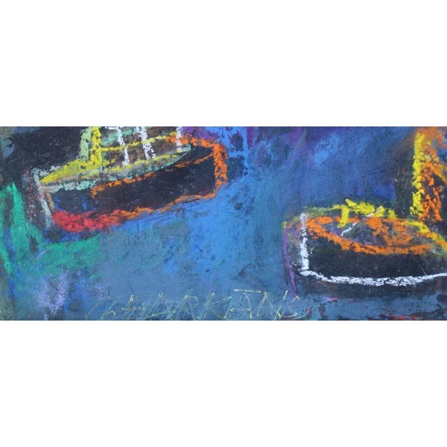 Paper Georgs Barkans, Travel Notes, 2007, Pastel on Paper For Sale - Image 7 of 8