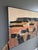 Mid-Century Modern 'Abstract Horizon' Vintage Swedish Abstract Landscape Oil Painting, Framed For Sale - Image 4 of 12