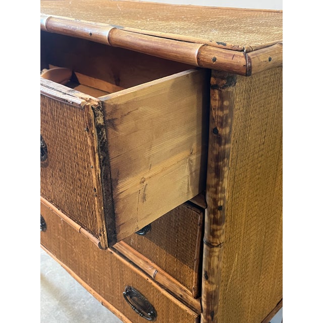 Late 19th Century Victorian Bamboo Chest For Sale - Image 4 of 8