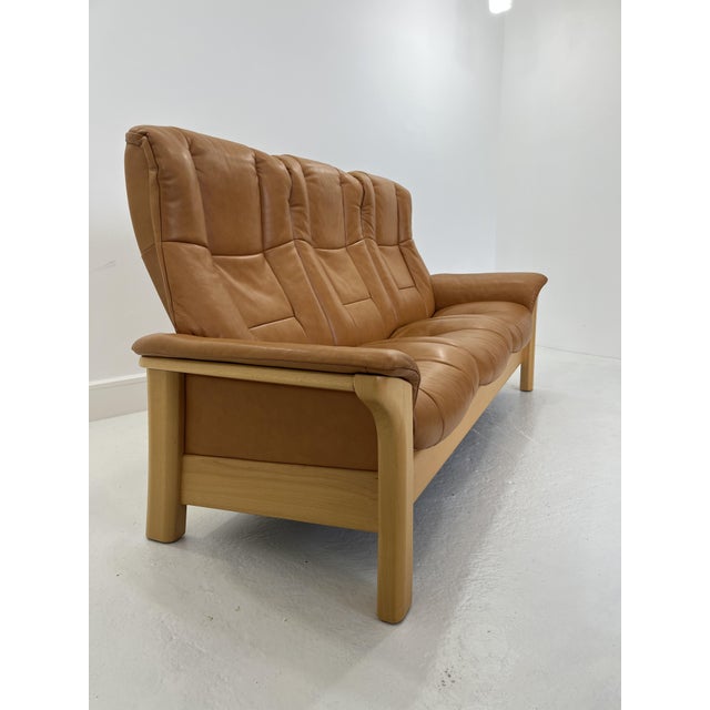 Stressless 3-Seater Sofa from Ekornes, Norway, 1980s For Sale - Image 14 of 17