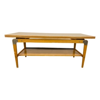 Vintage Adjustable Conference Table, 1960s For Sale