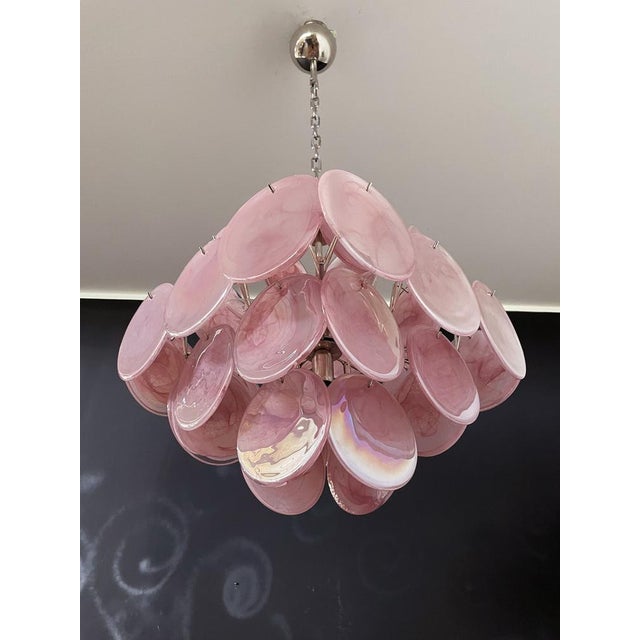 Vintage Italian Murano Chandelier, 1970s For Sale - Image 13 of 18