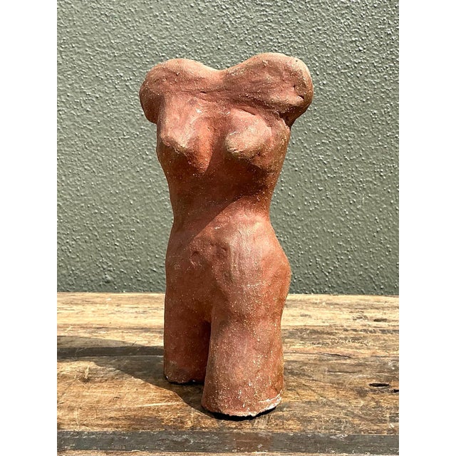 Vintage Studio Pottery Abstract Sculpture of Woman For Sale - Image 11 of 12
