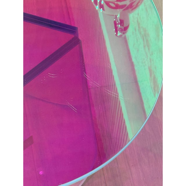 Transparent Glas Italia Shimmer Table For Sale - Image 8 of 9