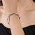 Blue Versatile 4.75 Ct Blue Sapphire Channel Set Hinged Wave Bangle Bracelet by Carat&Her For Sale - Image 8 of 12