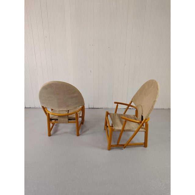 G23 Hoop Armchair by P. Palange and W. Toffoloni for Germa, 1972, in Good conditions. Designed 1970 to 1979