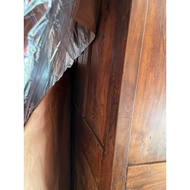 Wood French Antique Armoire For Sale - Image 7 of 12
