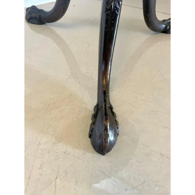 Antique Victorian Carved Mahogany Lamp Table, 1870 For Sale - Image 4 of 13