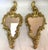 Mid 20th Century Vintage Sweet Petite Gold Scroll Wall Mirrors- A Pair For Sale - Image 5 of 14