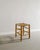Rare french mid century wooden "n17" stool in ash with the original grass seat by charlotte perriand for steph simon paris...