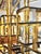 Custom Macassar Ebony and Brass Demi Lune Room Divider For Sale - Image 9 of 18