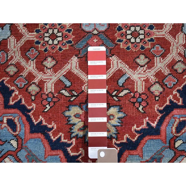 1910s 1910s Red Antique Persian Rug For Sale - Image 5 of 8