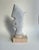 Unique Flammes Jumelles Sculpture in Chamotte Stoneware by Thalia Dalecky. Dimensions: W 19 x D 12 x H 49 cm. Materials:...