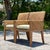 Vintage Coastal Woven Rattan Lounge Chairs - a Pair For Sale - Image 4 of 7