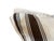 Contemporary Brown & Ivory Stripe Throw Pillow For Sale - Image 3 of 3