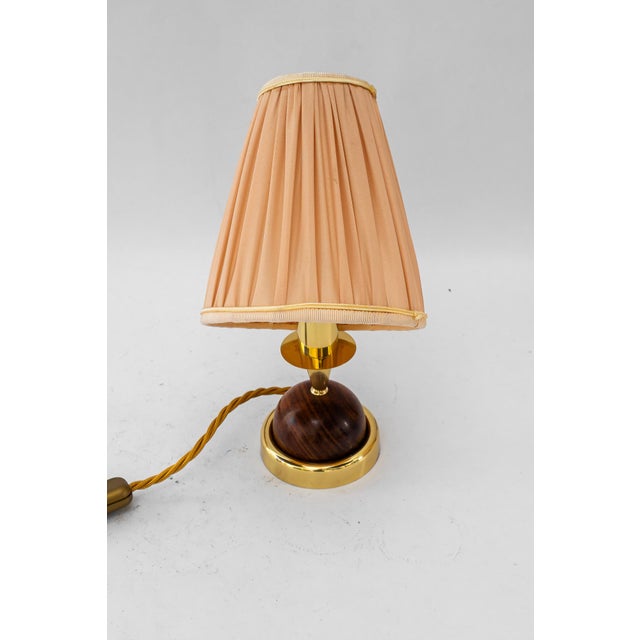 Small Table Lamp with Fabric Shade from Rupert Nikoll, 1950s For Sale - Image 11 of 14
