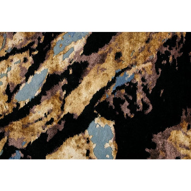 Early 21st Century Glacial Haven Rug in Hand-Knotted Wool and Viscose by Murano Shutters For Sale - Image 5 of 6