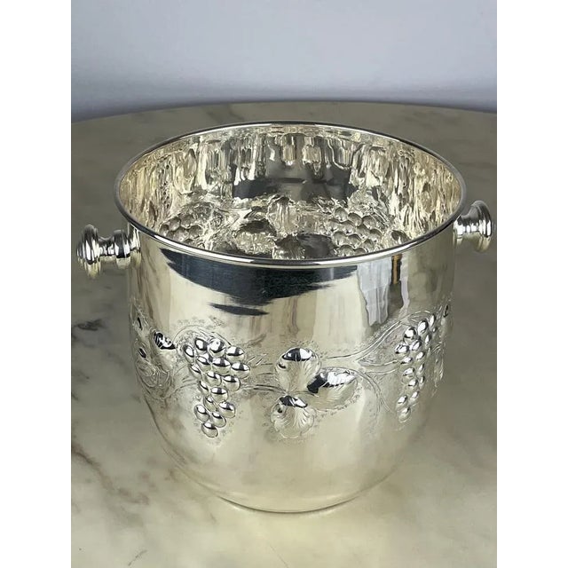 Italian Wine Cooler in 800 Silver, 1980s For Sale - Image 9 of 9