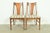 Broyhill Brasilia Mid-Century Modern Sculpted Walnut Side Chairs or Dining Chairs, Pair For Sale - Image 13 of 13