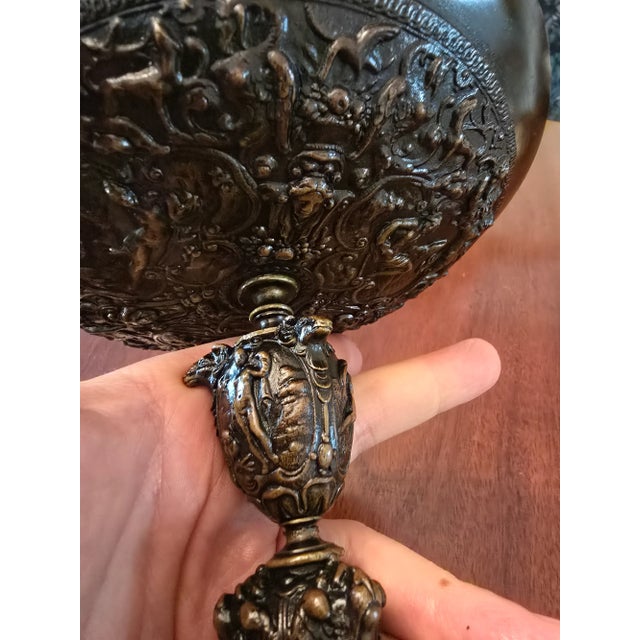 Antique Italian Grand Tour Bronze Centerpiece For Sale - Image 4 of 8