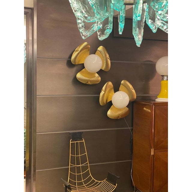 Mid-Century Italian Sconces in the style of T. Barbi, 1960s, Set of 10 For Sale - Image 11 of 17