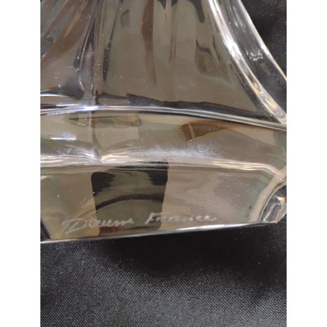 1980s 1980s Daum Large 3 Mast Crystal Sailboat For Sale - Image 5 of 7