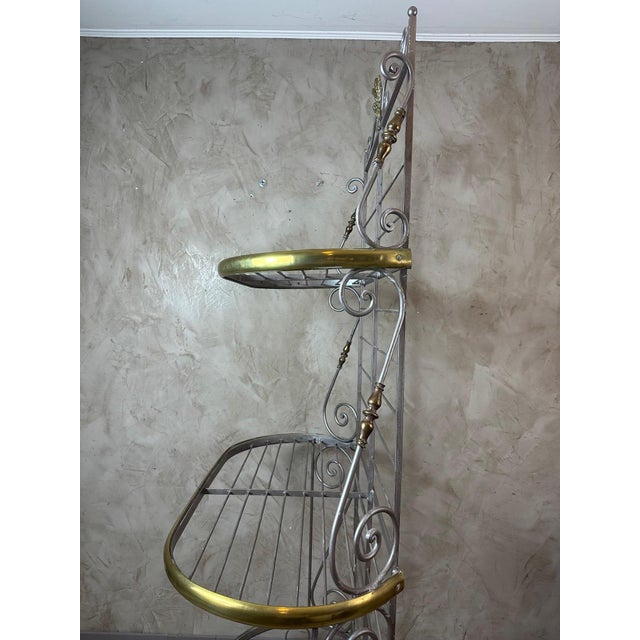 Gold Vintage Bakery Shelf, 1950s For Sale - Image 8 of 16