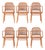 Vintage Bent Wood & Wicker Cafe Chairs by Josef Hoffman for Ligna For Sale