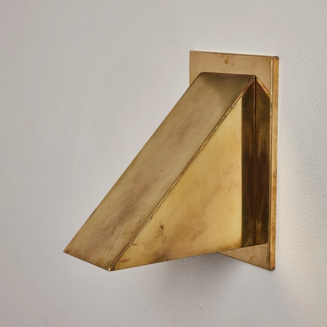 Not Yet Made - Made To Order Jonas Bohlin 'Oxid' Raw Brass Outdoor Wall Lights for Örsjö - a Pair For Sale - Image 5 of 12
