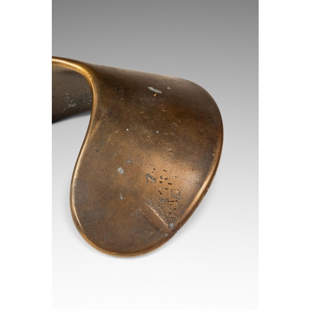 1 of 1 Abstract Modern "Torn Fragment" Table Top Solid Bronze Sculpture by Mark Leblanc for Leblanc Studios, Usa, C. 2020s For Sale - Image 16 of 18