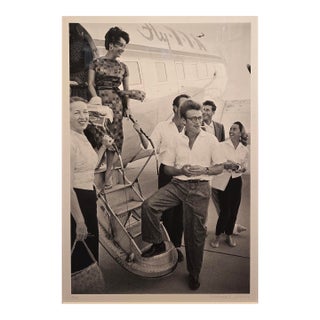 Richard C. Miller - Rare Signed Silver Gelatin Print "James Dean & Elizabeth Taylor, 1955" - 1/24 For Sale