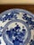 Late 20th Century Late 20th Century Chinoiserie Blue and White Porcelain Large Decorative Bowl For Sale - Image 5 of 9