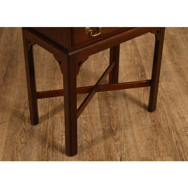 Ethan Allen 'Georgian Court' Cherry Silver Chest For Sale - Image 9 of 18
