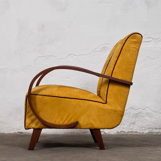 Art Deco Chairs by Jindřich Halabala for Up Závody, 1930s, Set of 2 For Sale - Image 4 of 13