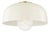 Mitzi Avery 14 in. 1 Light Flush Mount in Aged Brass and Cream Finish For Sale