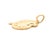Vintage Signed American Charm Co 14k Gold Artist Palette & Brush Bracelet Charm For Sale - Image 9 of 15