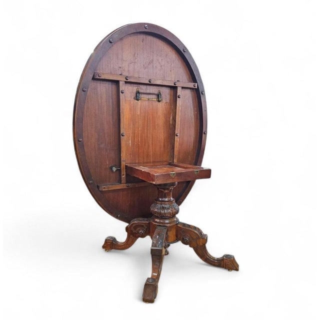 Victorian Oval Tilt-Top Table Breakfast Table, 1840s For Sale - Image 13 of 18