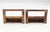 Vintage brass drawer bin pulls with a copper-bronze finish and label slots. The original mounting screws are not...