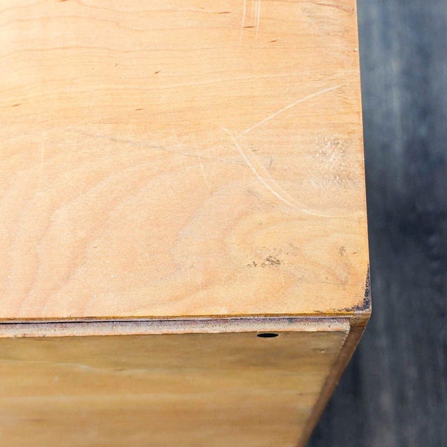 Mid-Century Modern 3-Drawer Solid Wood Dresser For Sale - Image 9 of 11