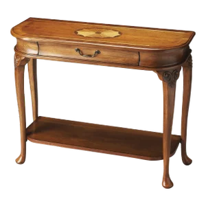 Ridgeland Console Table, Medium Brown