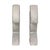Metal La Linea Bookends by Osvaldo Cavandoli, 1970s, Set of 2 For Sale - Image 12 of 16