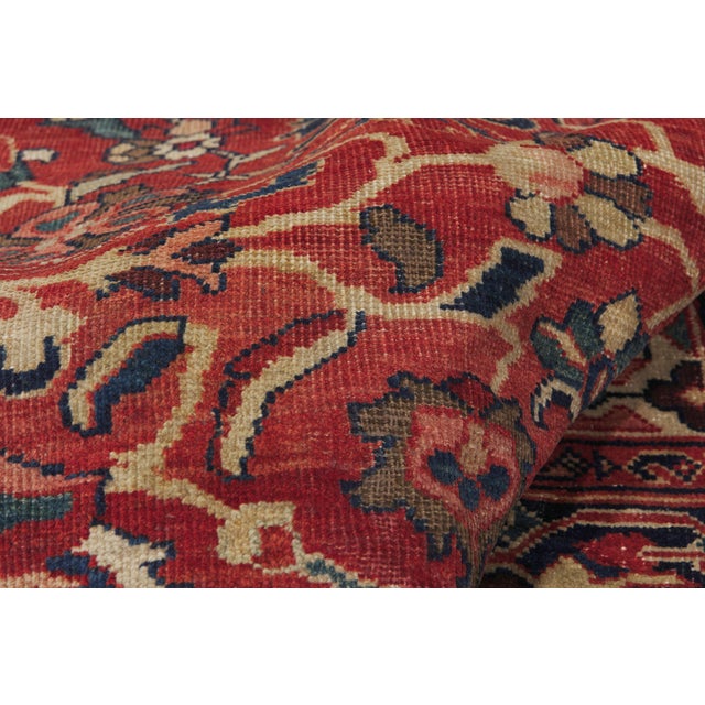 Late 19th Century Persian Sultanabad Rug, 10'11 X 13'06 For Sale In Dallas - Image 6 of 10