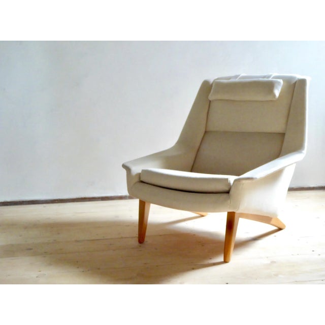 1950s Danish Model 4410 Armchair by Folke Ohlsson for Fritz Hansen, 1950s For Sale - Image 5 of 8