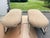Originally crafted in the 20th Century, these comfortable Mid-Century Modern benches are attributed to The Pace...