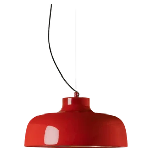 Red M68 Pendant Lamp by Miguel Mila
