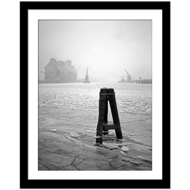 Karl Heinrich Lämmel, Foggy Winter Day at Koenigsberg Harbor, East Prussia, Germany, 1934, Photograph For Sale - Image 4 of 5