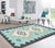 2020s Pasargad Home Tuscany Aqua Wool Area Rug- 3'11'' X 5'11'' For Sale - Image 5 of 5