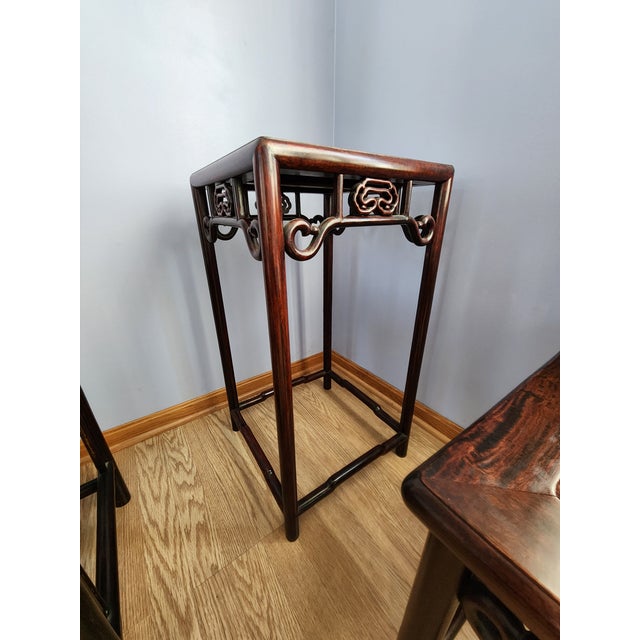 Asian 1980s Oriental 3 Pc. Corner Setee For Sale - Image 3 of 6