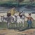 Antique Watercolor on Paper Landscape Painting With Figures 19thC For Sale - Image 4 of 12