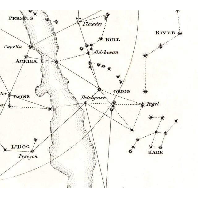Reproduction Celestial Star Map of the Northern Hemispher For Sale - Image 4 of 7